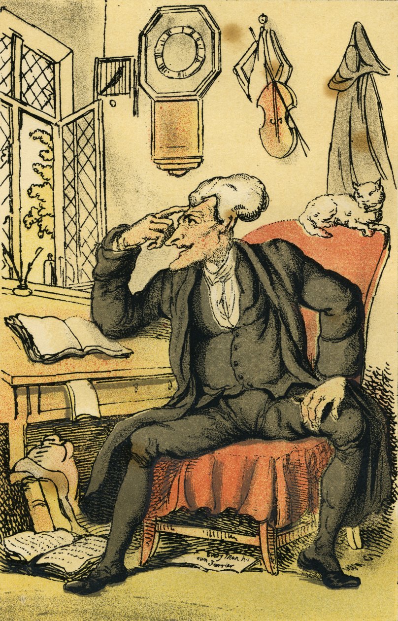 Reverend Doctor -syntaksi tekijältä Thomas Rowlandson