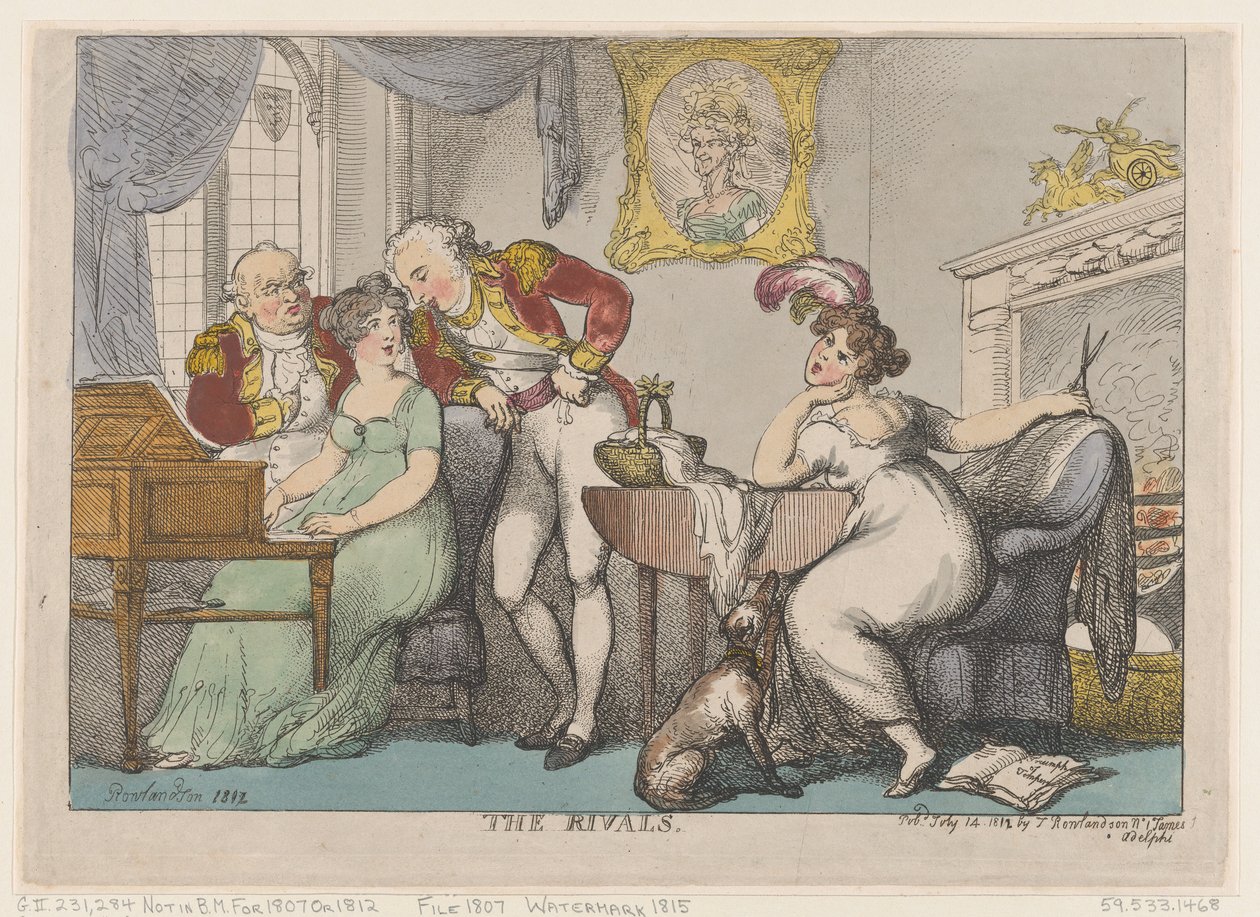 The Rivals, 14. heinäkuuta 1807, 14. heinäkuuta 1807. tekijältä Thomas Rowlandson