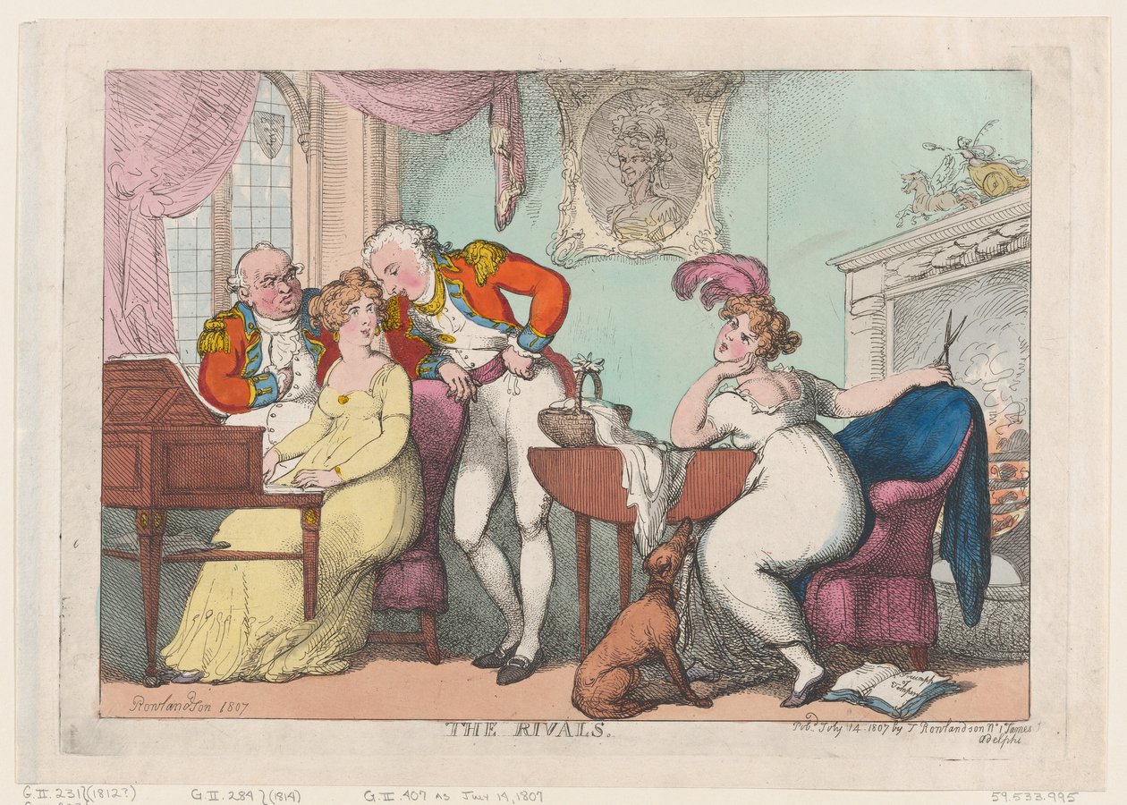 The Rivals, 14. heinäkuuta 1807, 14. heinäkuuta 1807. tekijältä Thomas Rowlandson