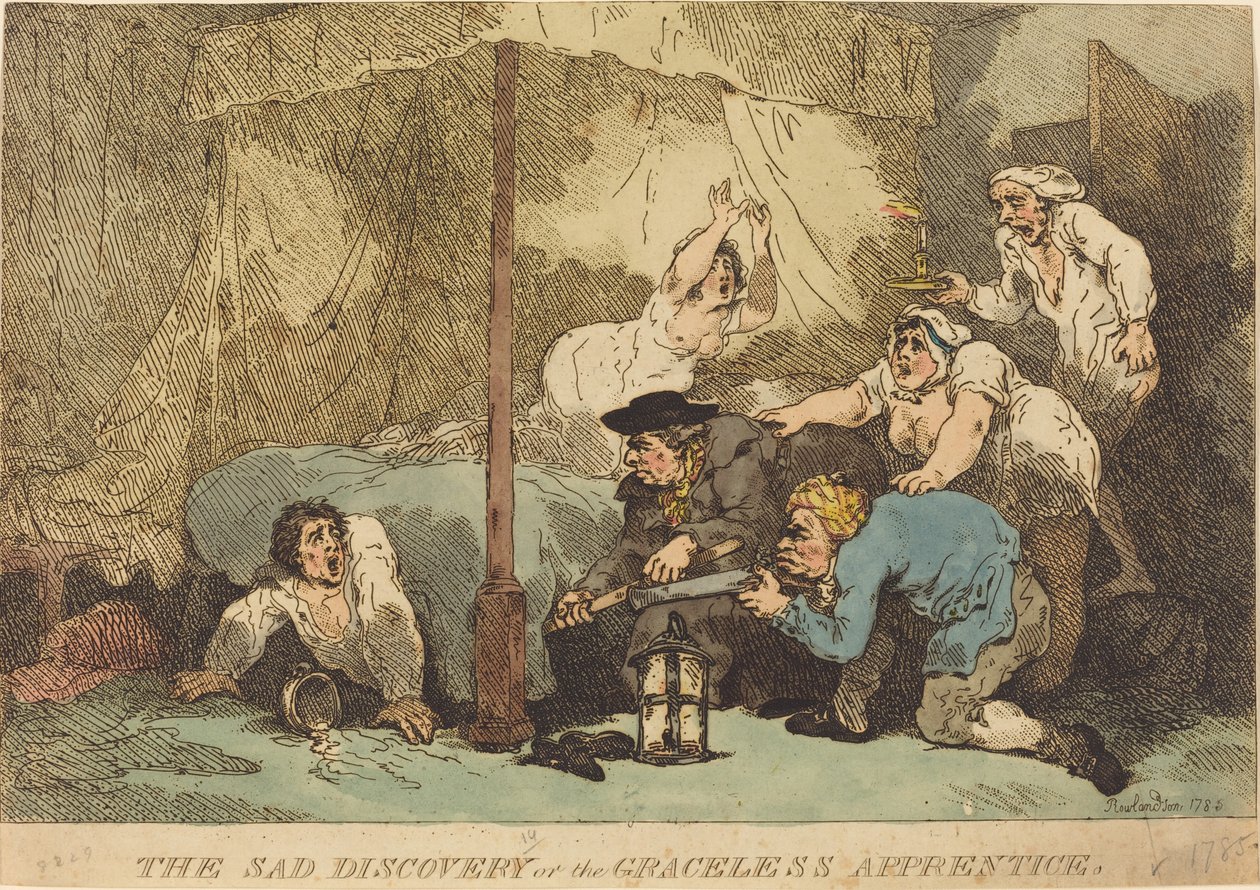 Surullinen löytö tai armoton oppipoika tekijältä Thomas Rowlandson