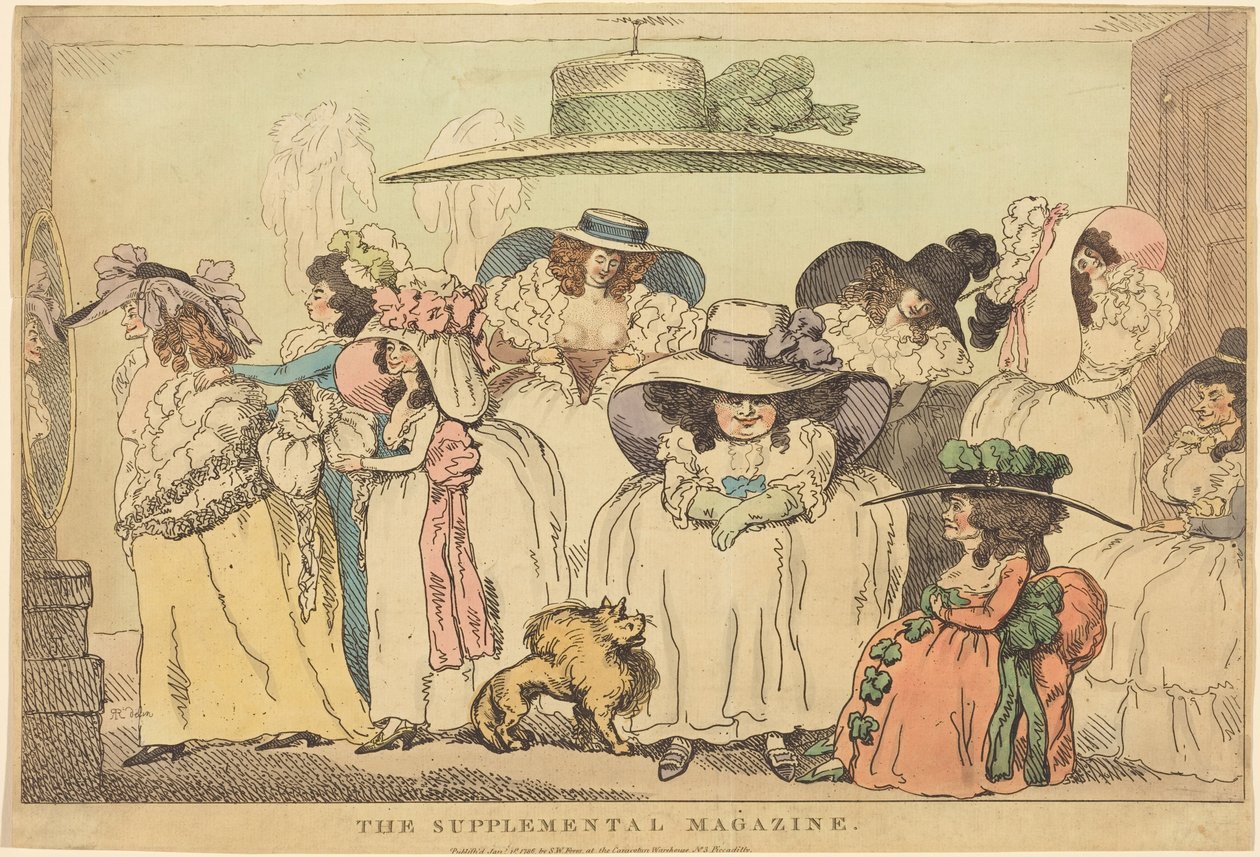 Lisälehti tekijältä Thomas Rowlandson