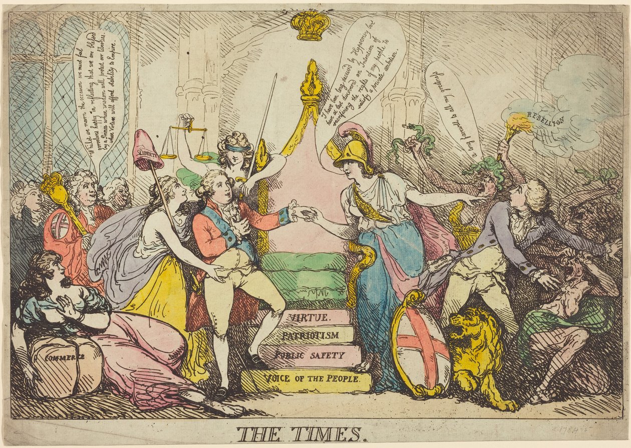 The Times tekijältä Thomas Rowlandson