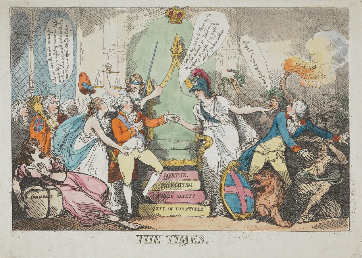 The Times tekijältä Thomas Rowlandson