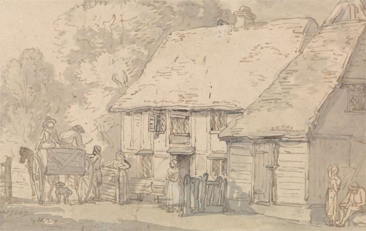 Tulliportti tekijältä Thomas Rowlandson