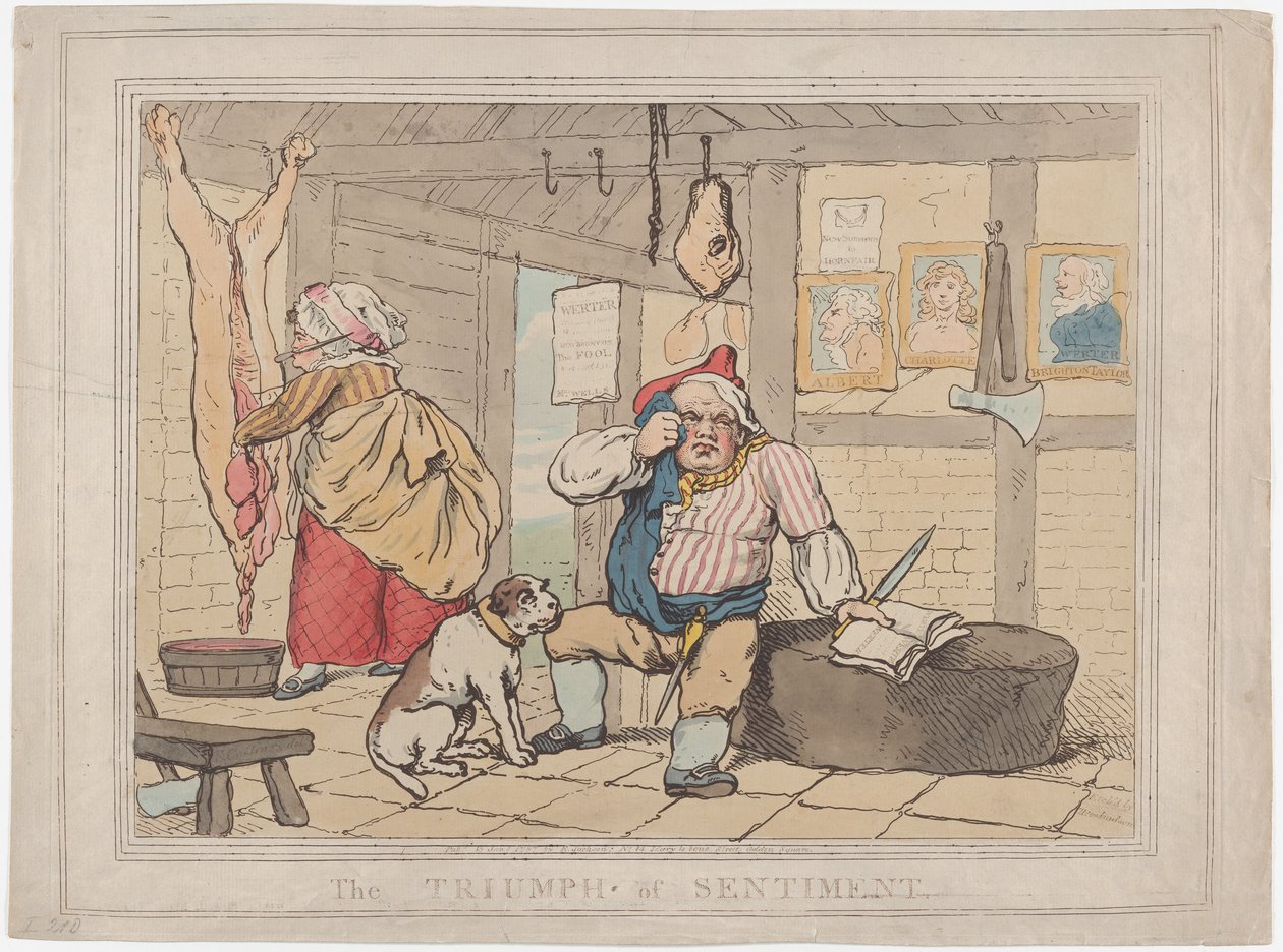Tunteiden voitto, 15. tammikuuta 1787, 15. tammikuuta 1787. tekijältä Thomas Rowlandson