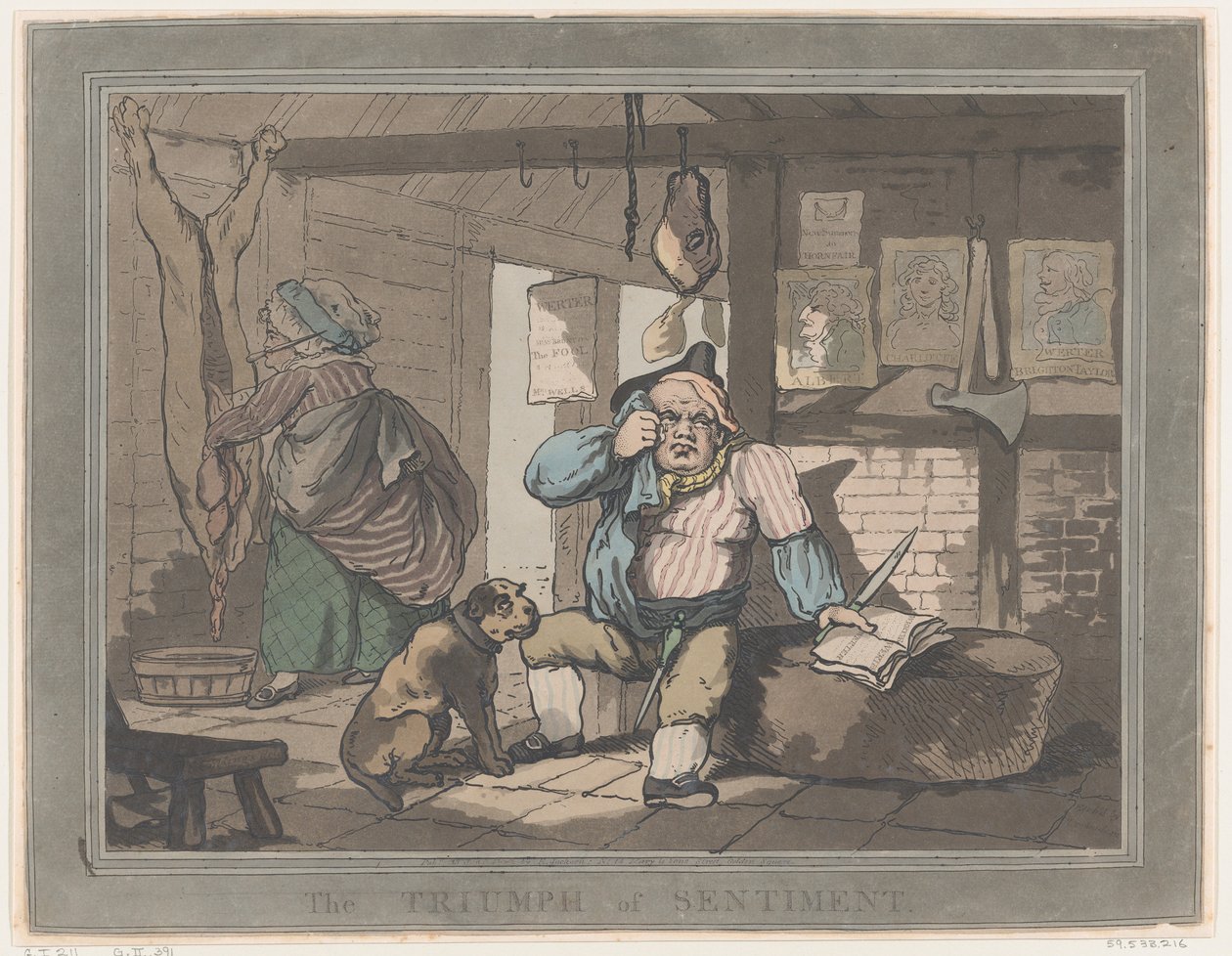 Tunteiden voitto, 15. tammikuuta 1787, 15. tammikuuta 1787. tekijältä Thomas Rowlandson