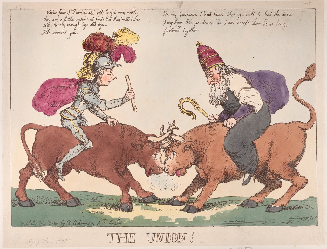 Liitto, 1. tammikuuta 1801., 1. tammikuuta 1801. tekijältä Thomas Rowlandson