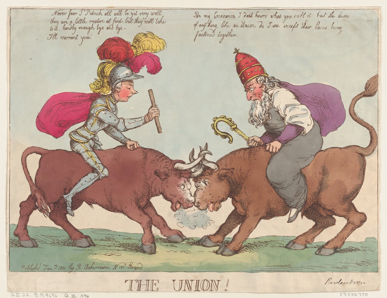 Liitto, 1. tammikuuta 1801., 1. tammikuuta 1801. tekijältä Thomas Rowlandson