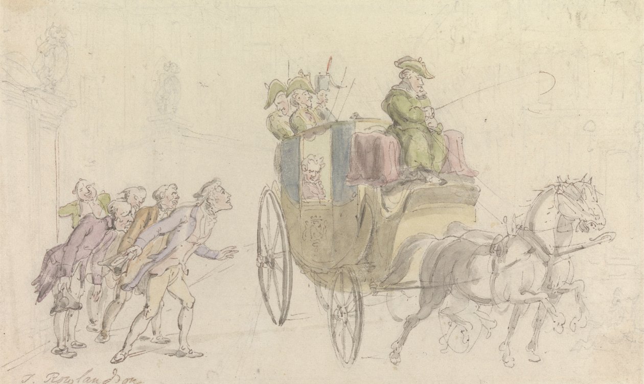 O Vigário de Wakefield: atendimento a um nobre finlandês tekijältä Thomas Rowlandson