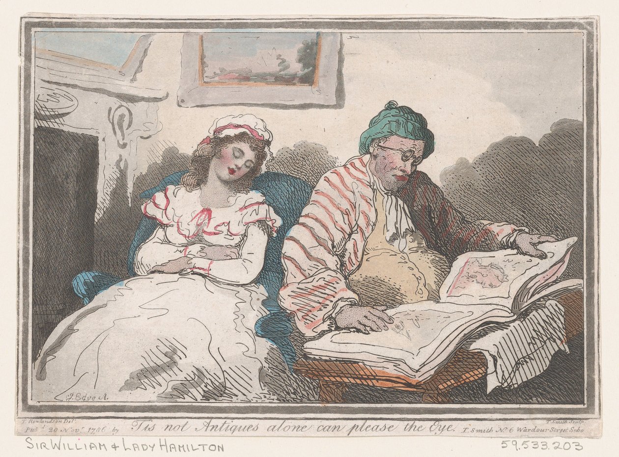 Antiikki ei yksin voi miellyttää silmää tai maku eroa, 20. marraskuuta 1786, 20 marraskuuta 1786. tekijältä Thomas Rowlandson