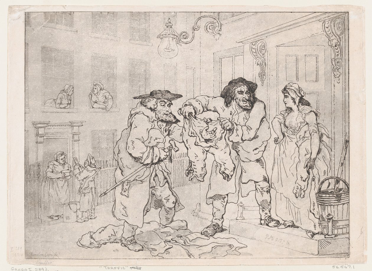 Liikenne, 1791., 1791. tekijältä Thomas Rowlandson