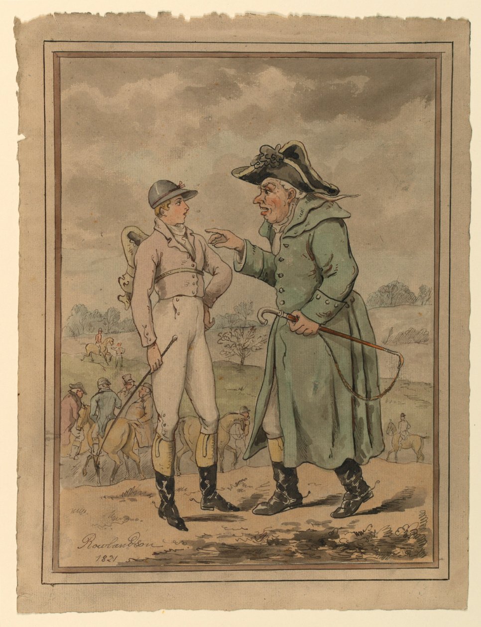 Turfin temppuja tai kilpailun häviämisen ratkaiseminen tekijältä Thomas Rowlandson