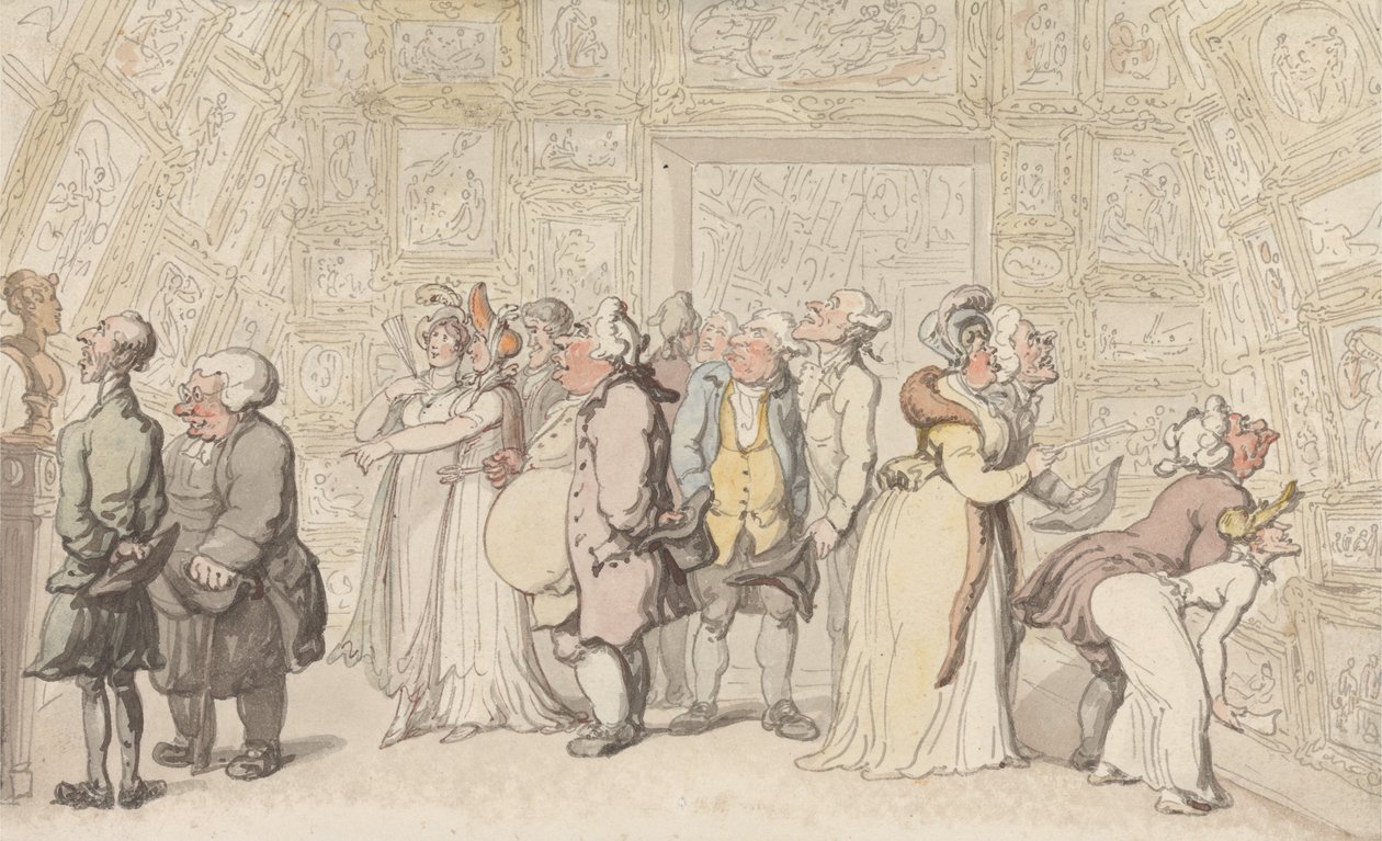 Näyttely Royal Academyssä tekijältä Thomas Rowlandson