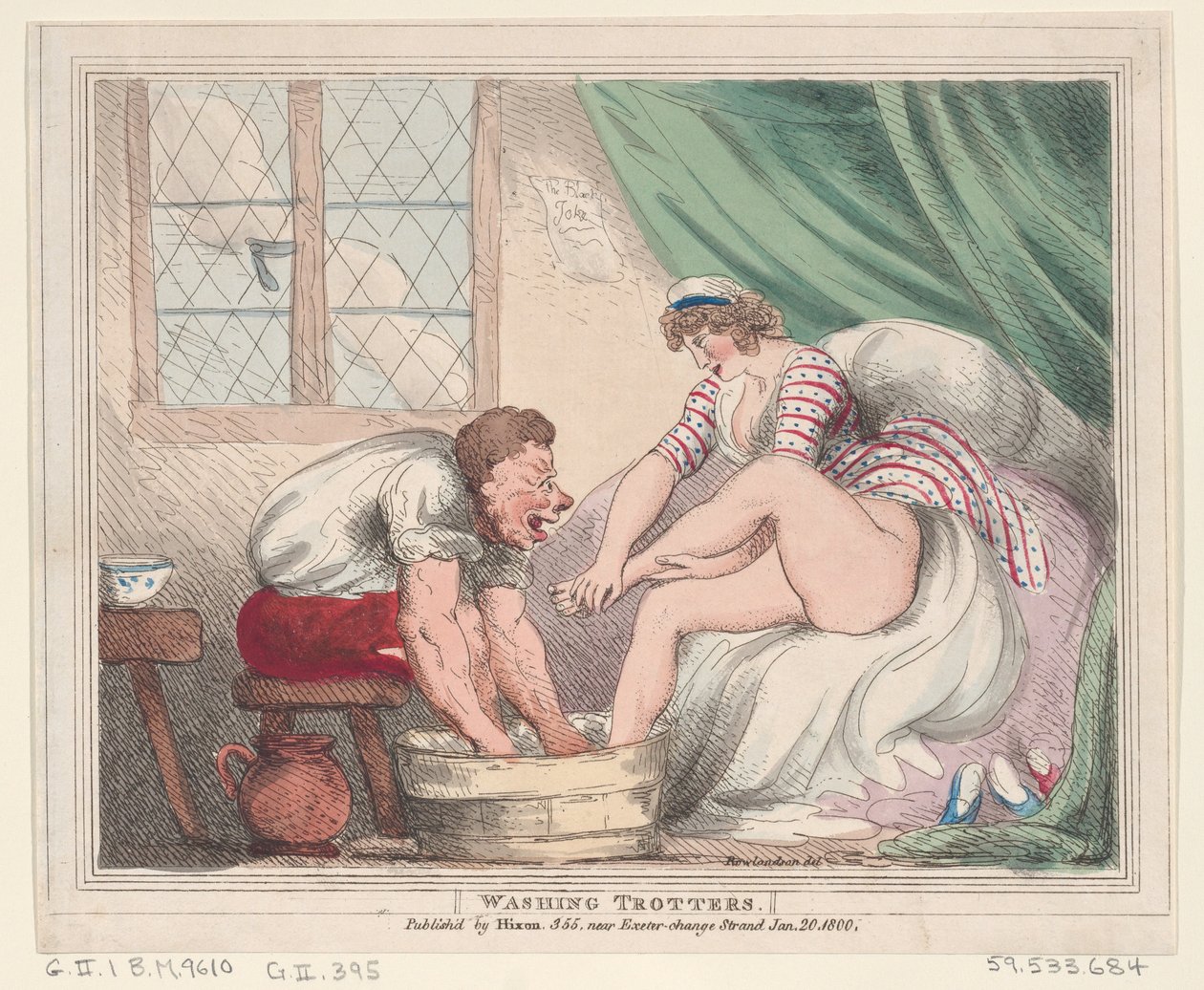 Washing Trotters, 20. tammikuuta 1800., 20. tammikuuta 1800. tekijältä Thomas Rowlandson
