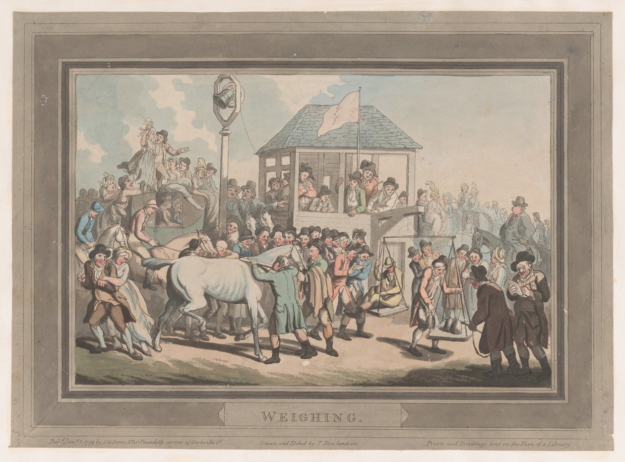 Punnitus, 1. tammikuuta 1799., 1. tammikuuta 1799. tekijältä Thomas Rowlandson