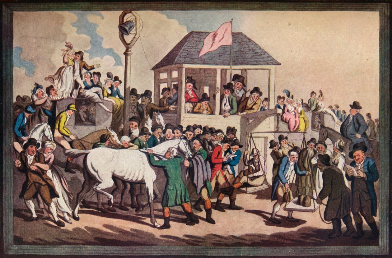Punnitus, c1789 tekijältä Thomas Rowlandson
