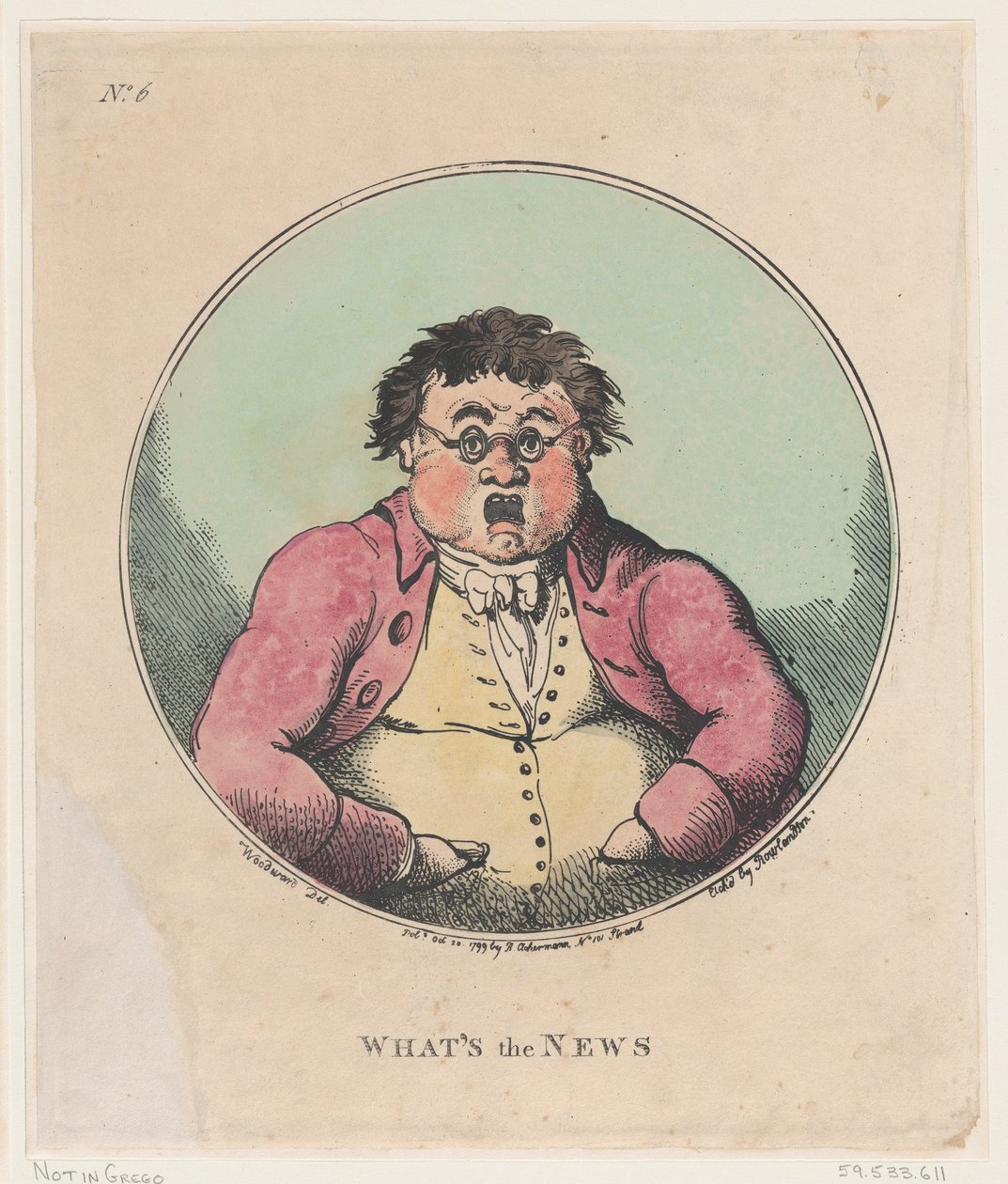 Mitä uutisia, 20. lokakuuta 1799, 20. lokakuuta 1799. tekijältä Thomas Rowlandson