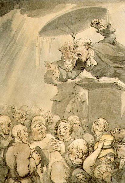 William Field (1768-1851) Saarnaa tekijältä Thomas Rowlandson