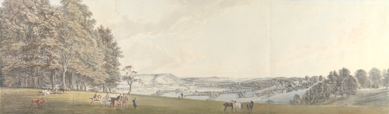 Näkymä Boxhilliin Surreyn Norbury Parkista tekijältä Thomas Sandby