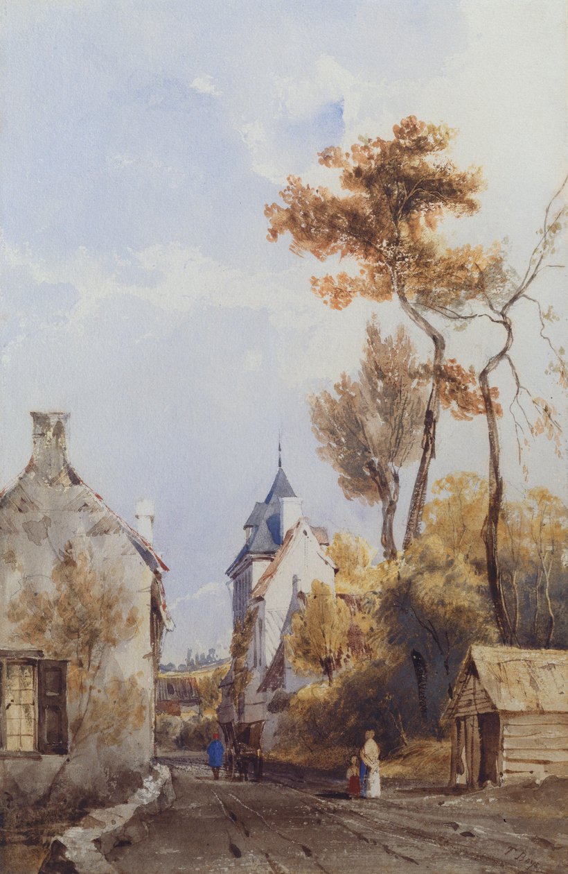 Näkymä kyläkadulle, Waterloo tekijältä Thomas Shotter Boys