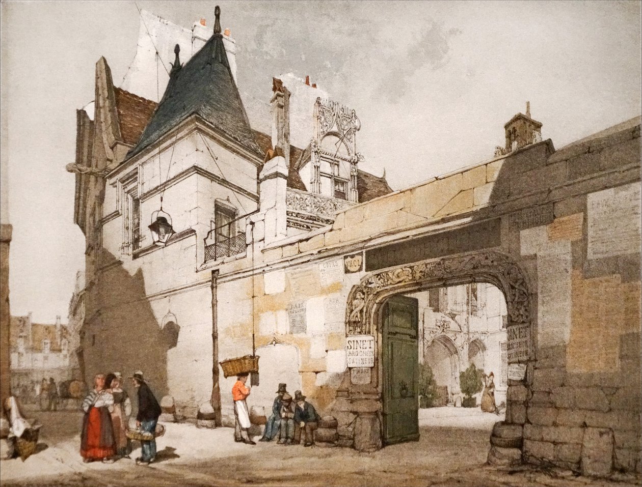 Hotel Cluny, kentän ulkopuoli tekijältä Thomas Shotter Boys