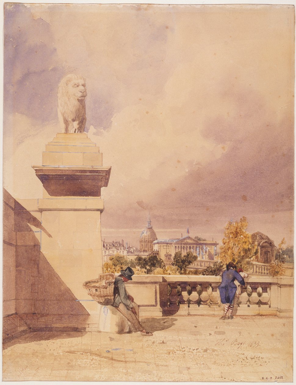 Pont de la Concorde ja edustajainkamari Tuileries