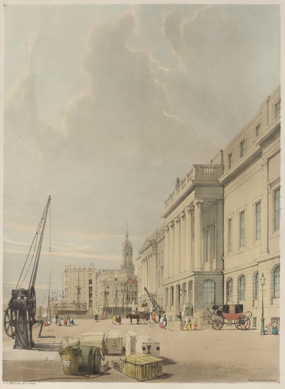 Lontoo sellaisena kuin se on: Doorway, The Custom House tekijältä Thomas Shotter Boys