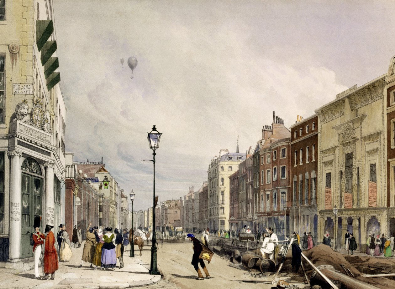 Piccadilly, 1842 tekijältä Thomas Shotter Boys