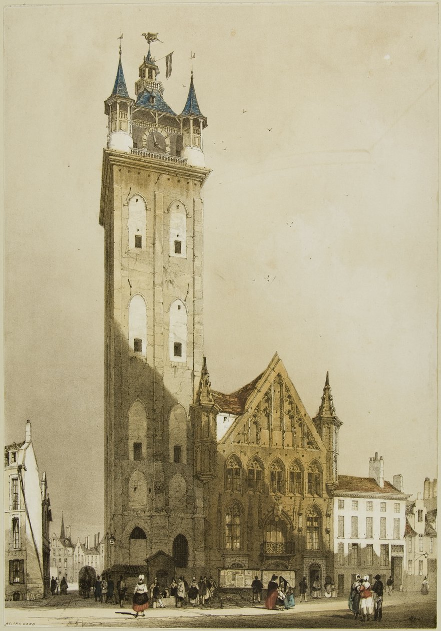 Kuvankaunis arkkitehtuuri Pariisissa, Gentissä, Antwerpenissä, Touenissa jne. tekijältä Thomas Shotter Boys