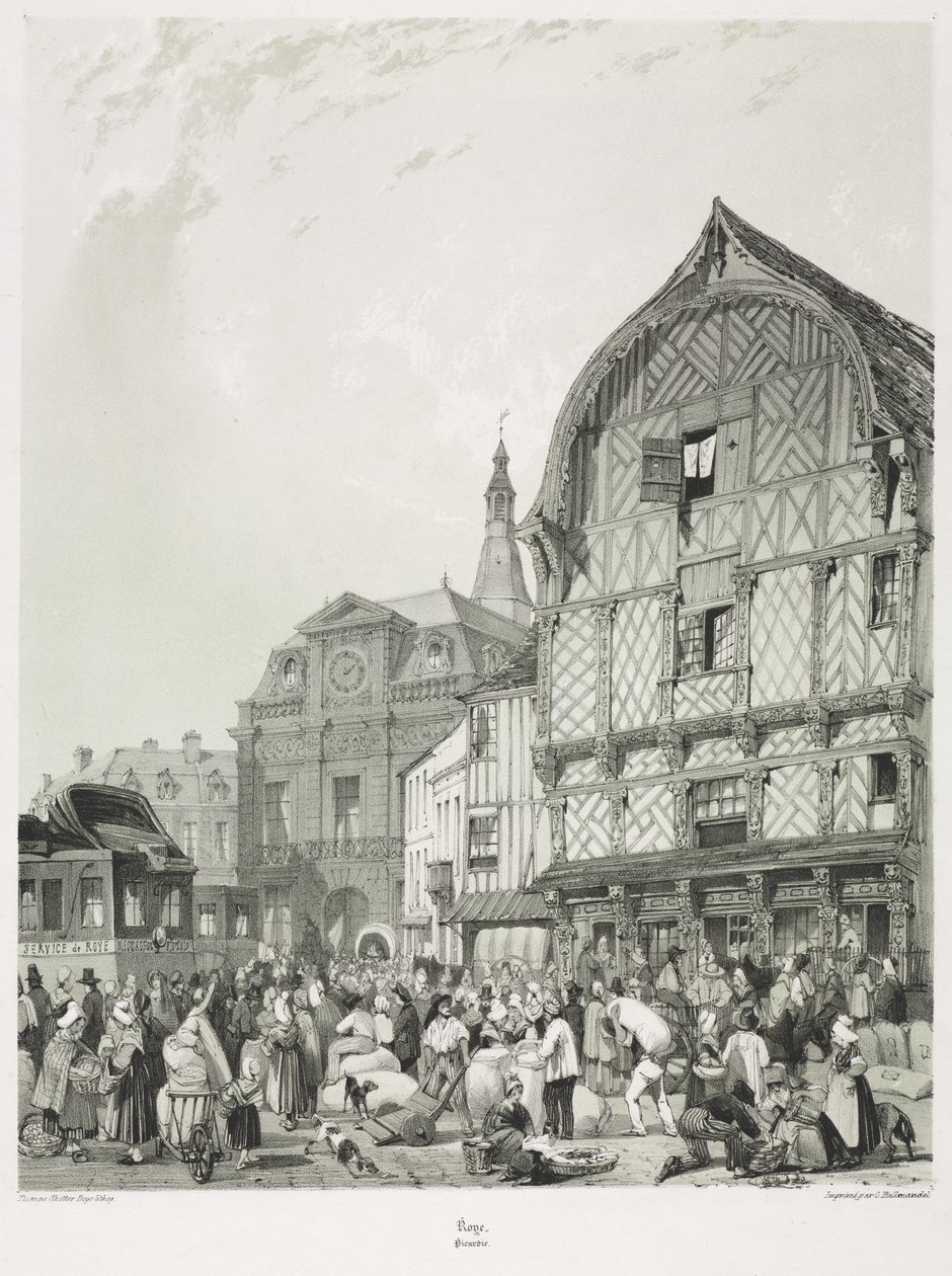 Kuvankauniita ja romanttisia matkoja vanhassa Ranskassa, Picardie Vol. 2, 1840. tekijältä Thomas Shotter Boys