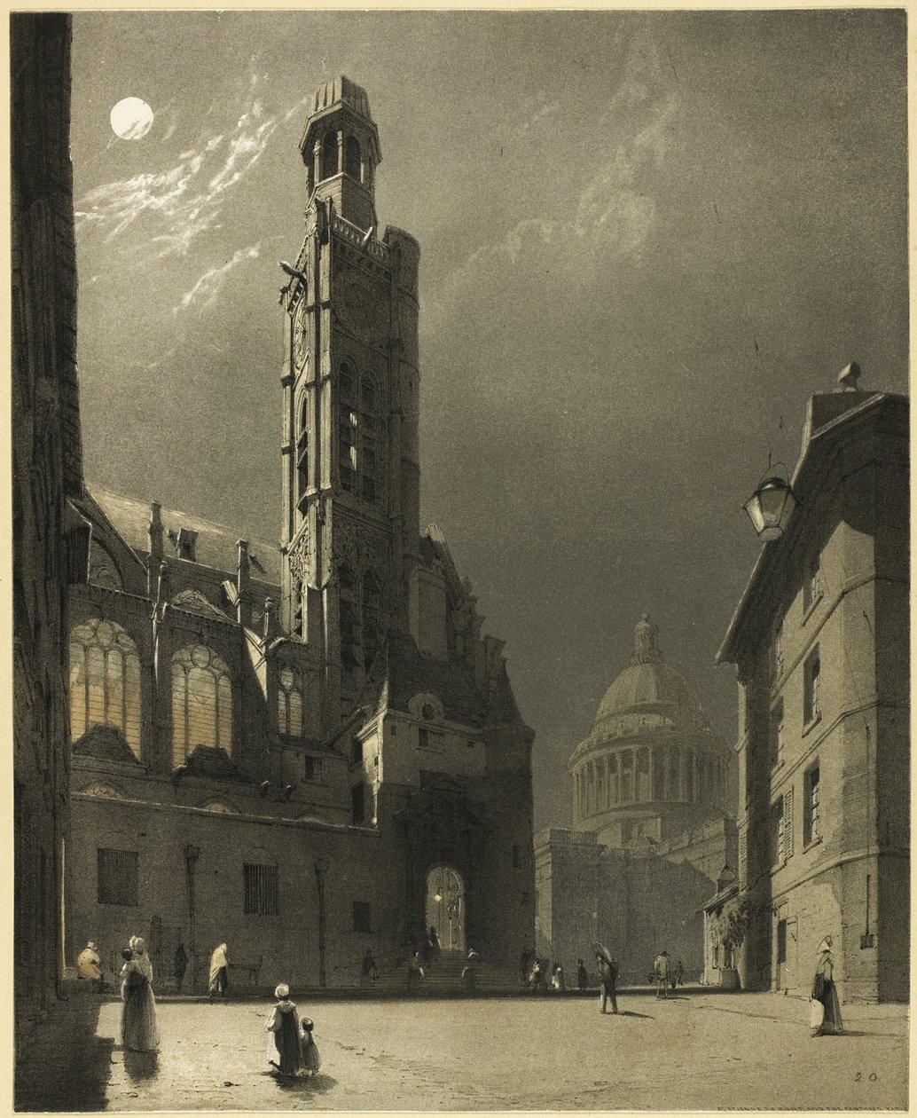St. Etienne du Mont ja Pantheon, Pariisi tekijältä Thomas Shotter Boys