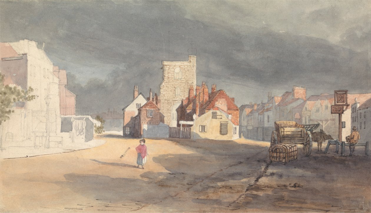 Street Scene Stratfordissa by Bow tekijältä Thomas Shotter Boys