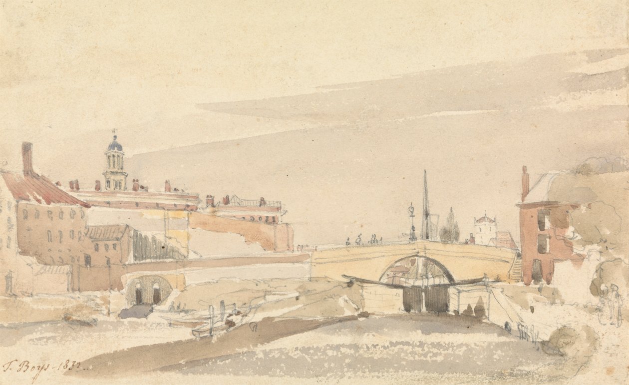 Castle Mills Bridge, York tekijältä Thomas Shotter Boys