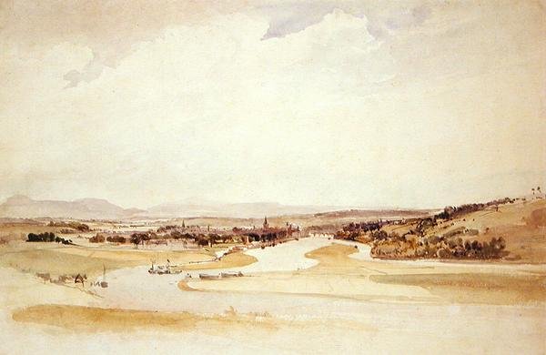 Seine Rouenissa (akvarelli paperille) tekijältä Thomas Shotter Boys