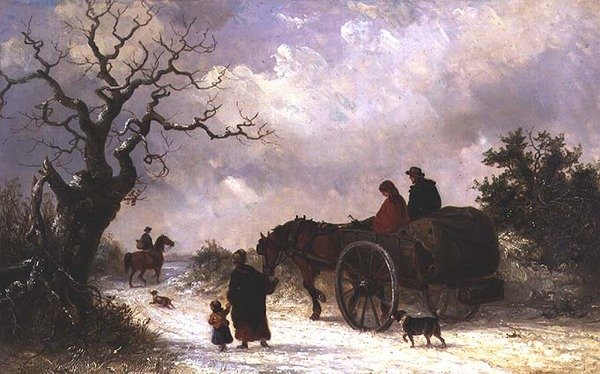 Kotiin markkinoilta (öljy kankaalle) tekijältä Thomas Smythe