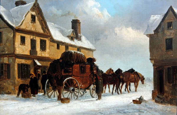 Lavan purkaminen (öljy kankaalle) tekijältä Thomas Smythe