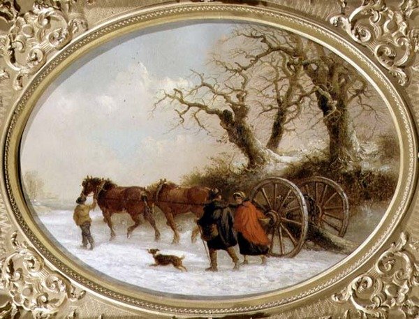 Talvi (öljy kankaalle) tekijältä Thomas Smythe