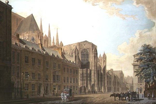 Old Palace Yard, Westminster tekijältä Thomas Snr. Malton