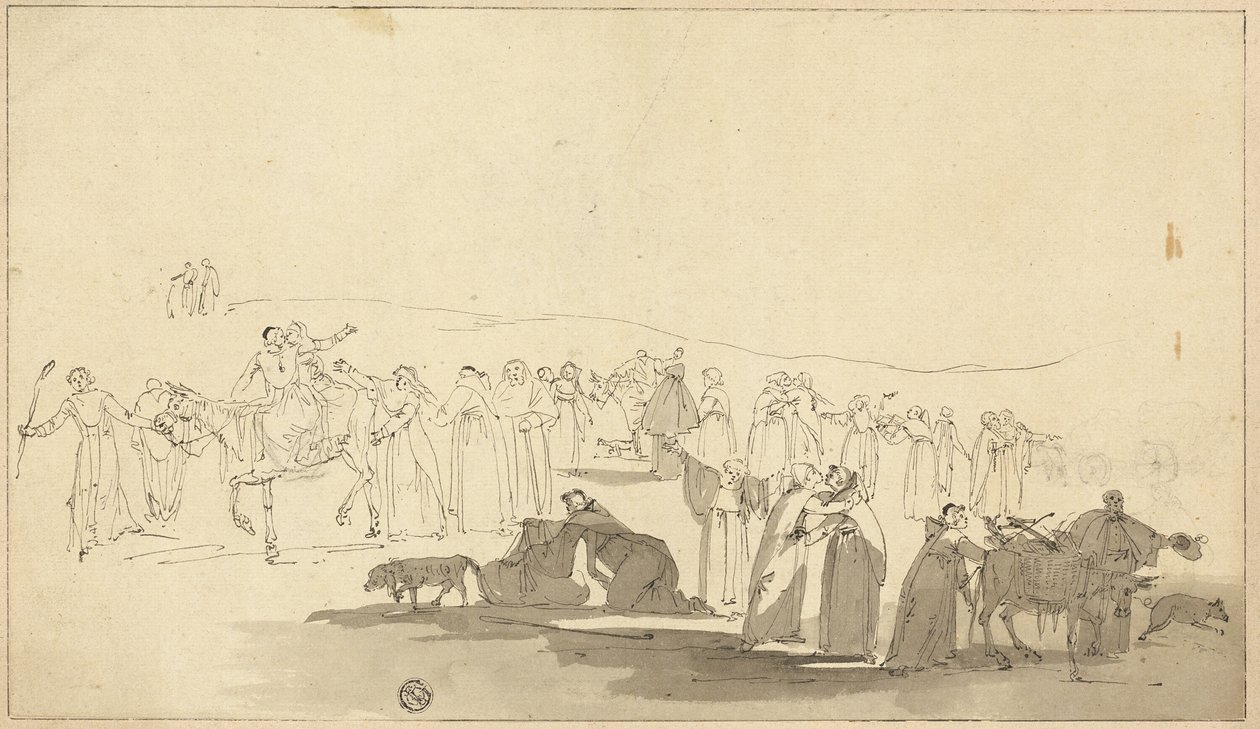 Canterburyn pyhiinvaeltajat tekijältä Thomas Stothard
