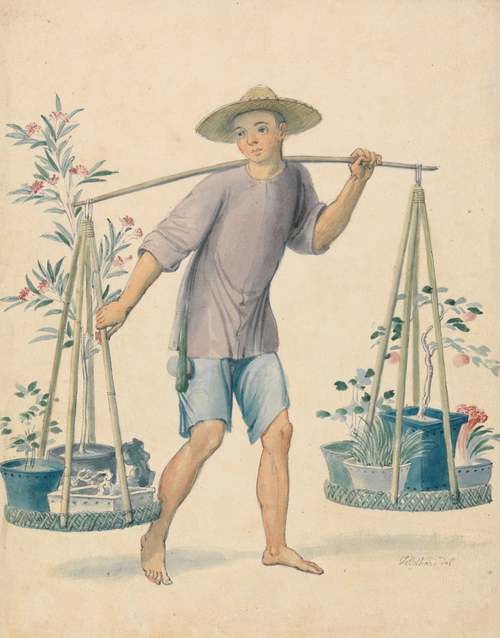 Vânzător de flori chinezesc finlandez tekijältä Thomas Stothard