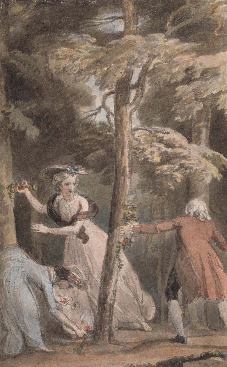 Kuvitus hyveelliselle orpolle tekijältä Thomas Stothard