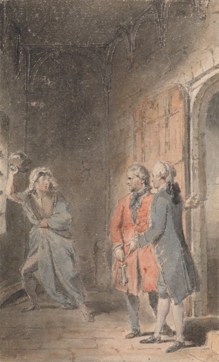 Kuvitus hyveelliselle orpolle tekijältä Thomas Stothard