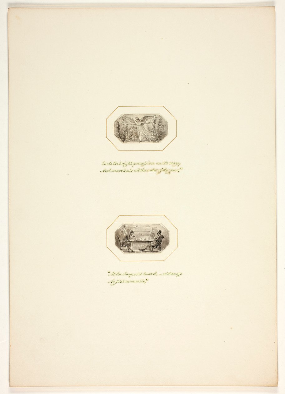 Studie für eine Platte aus The Task tekijältä Thomas Stothard