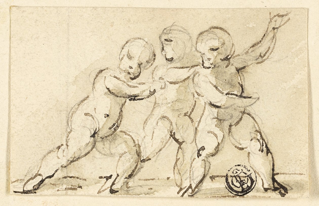 Kolme Puttia Playssa tekijältä Thomas Stothard