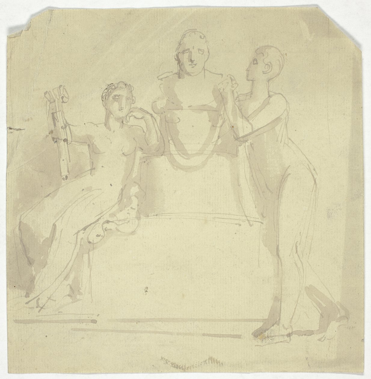 Kaksi naishahmoa rinnalla tekijältä Thomas Stothard