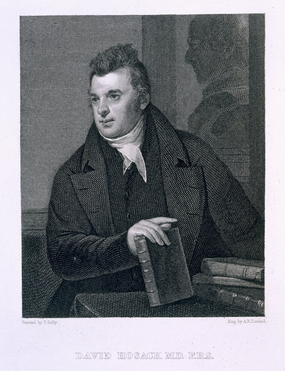 David Hosack, kaiverrus Asher Brown Durand (1796-1886) tekijältä Thomas Sully
