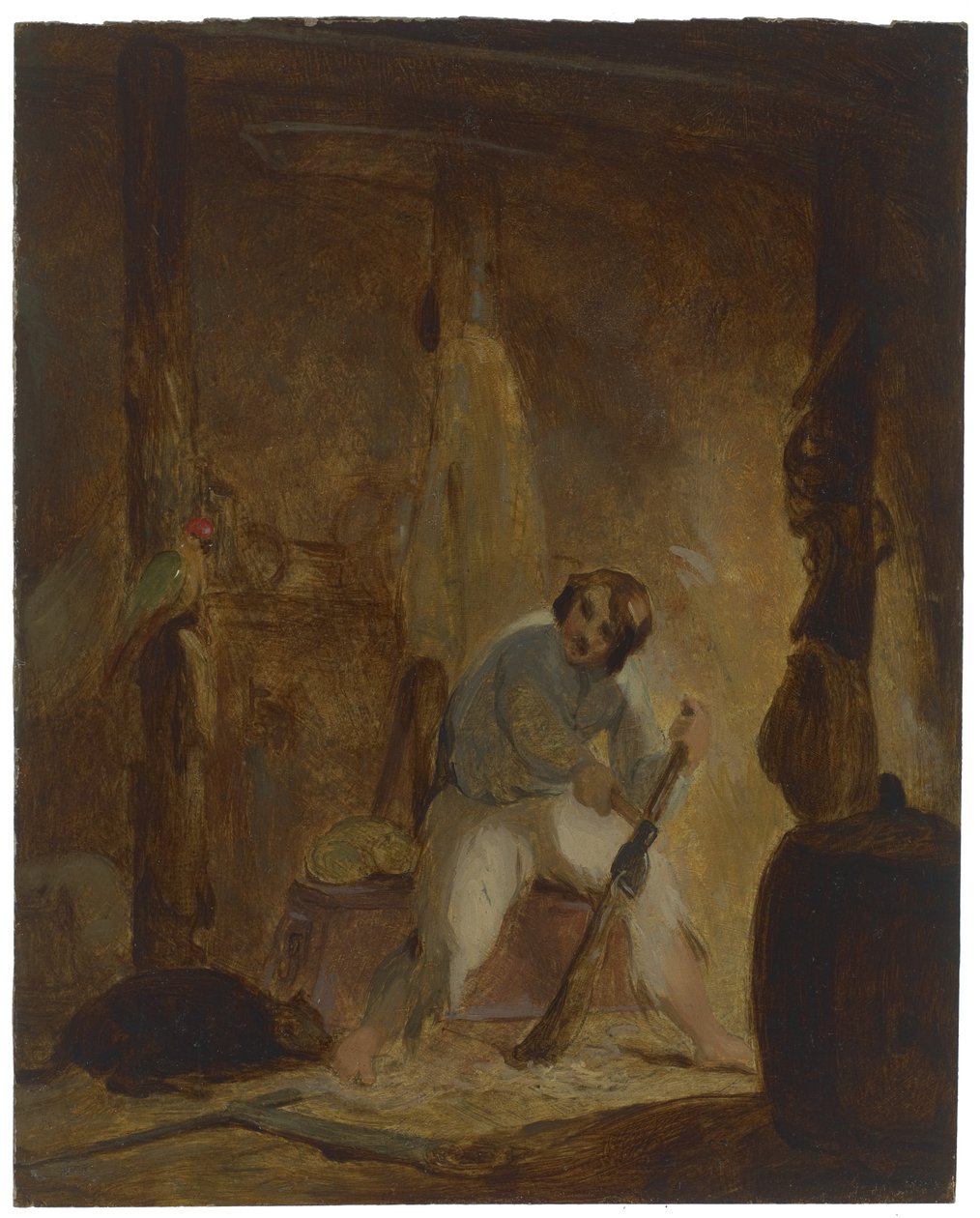 Hänen luolassaan, n. 1856 tekijältä Thomas Sully