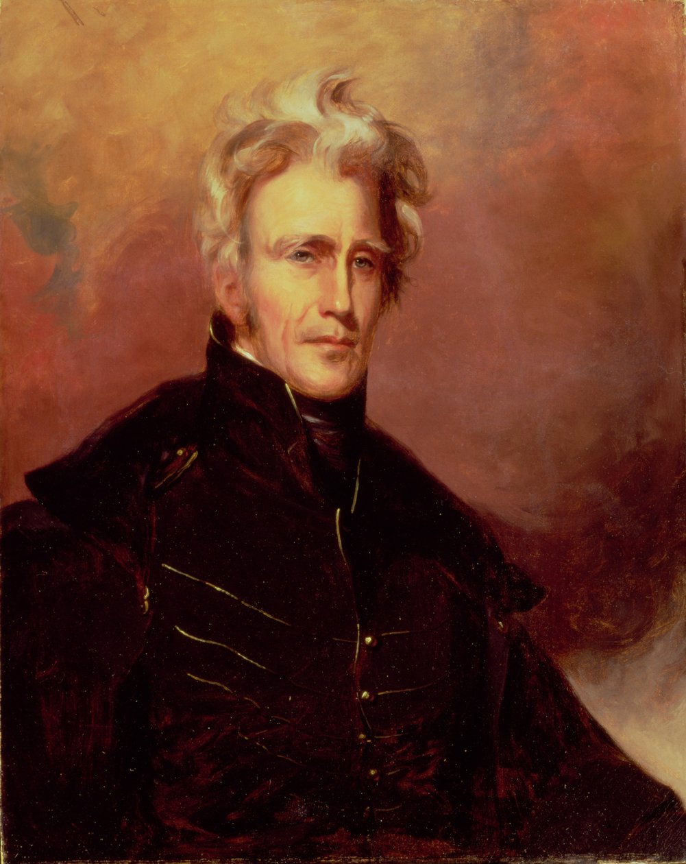Andrew Jacksonin muotokuva, 1858 tekijältä Thomas Sully