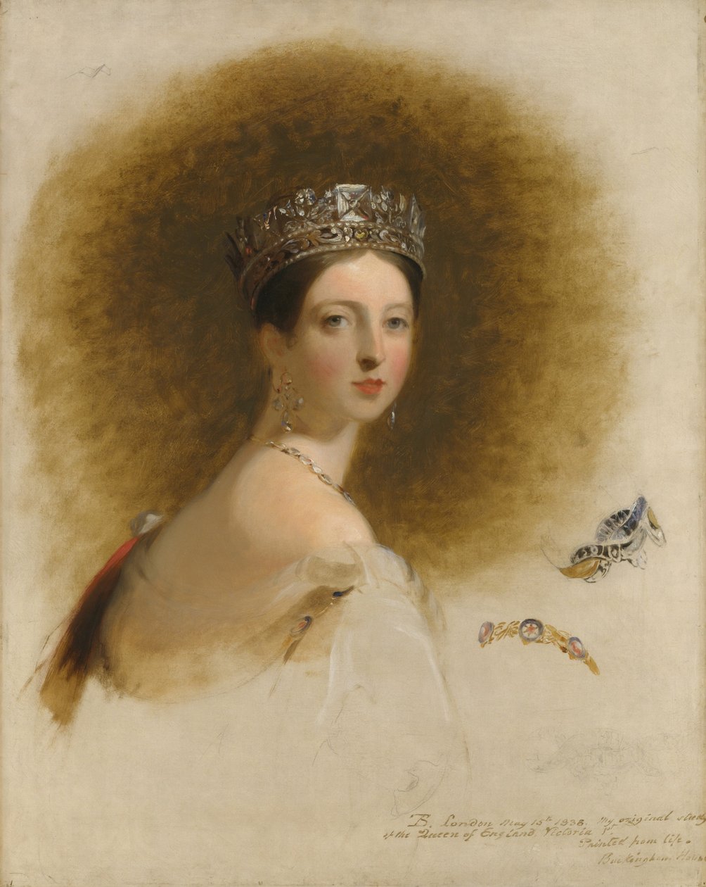 Kuningatar Victorian muotokuva tekijältä Thomas Sully