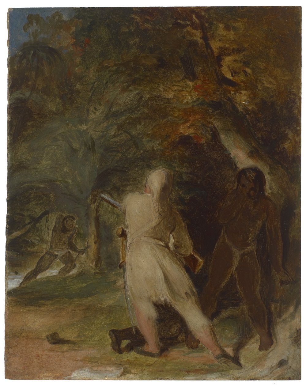Saving the Life of Friday, noin 1856 tekijältä Thomas Sully